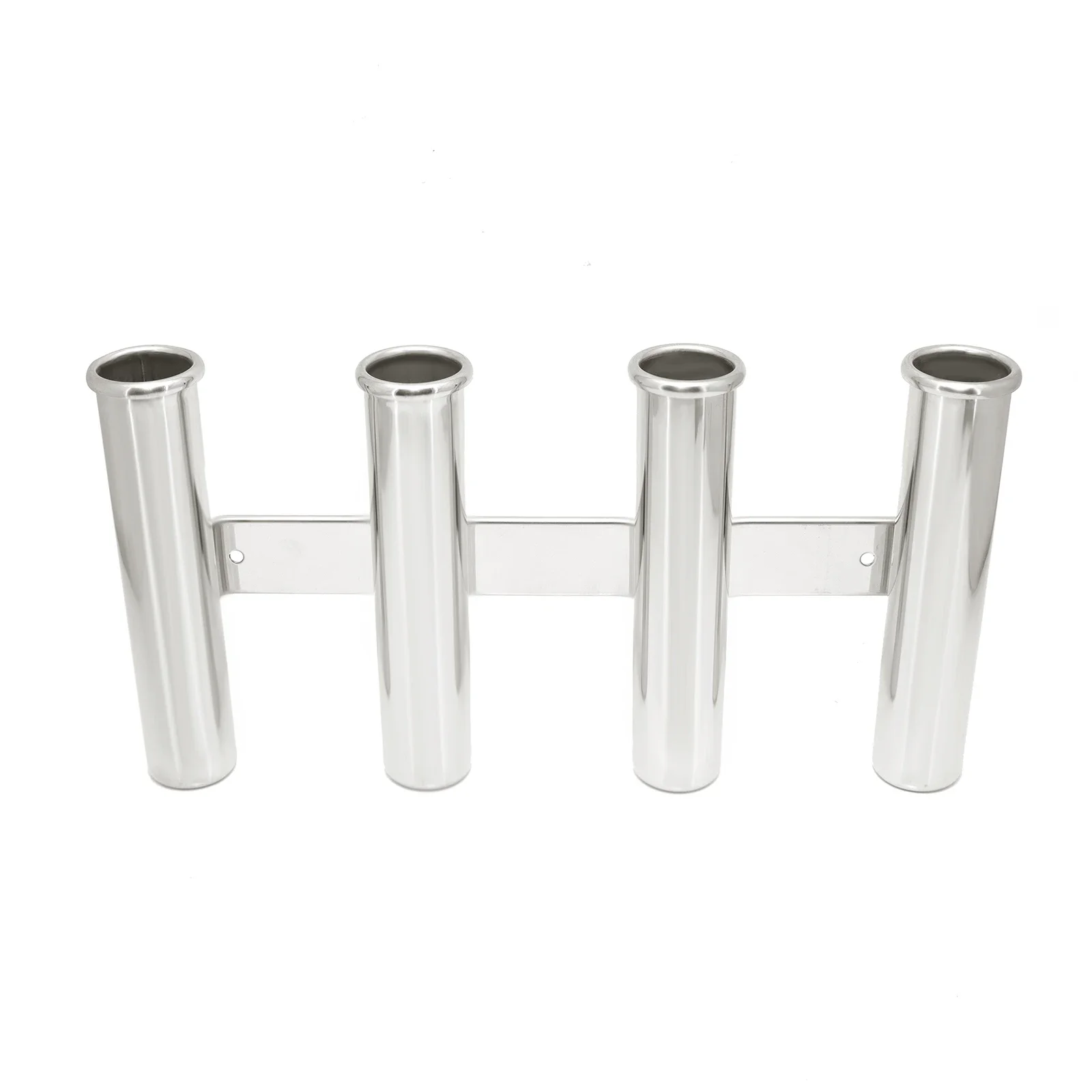  Ad 1 conjunto de suporte de vara de montagem, 4 tubos de ligação, suporte de vara de pesca, montado na parede para barco marinho, instalação firme, portátil, caiaque, iate