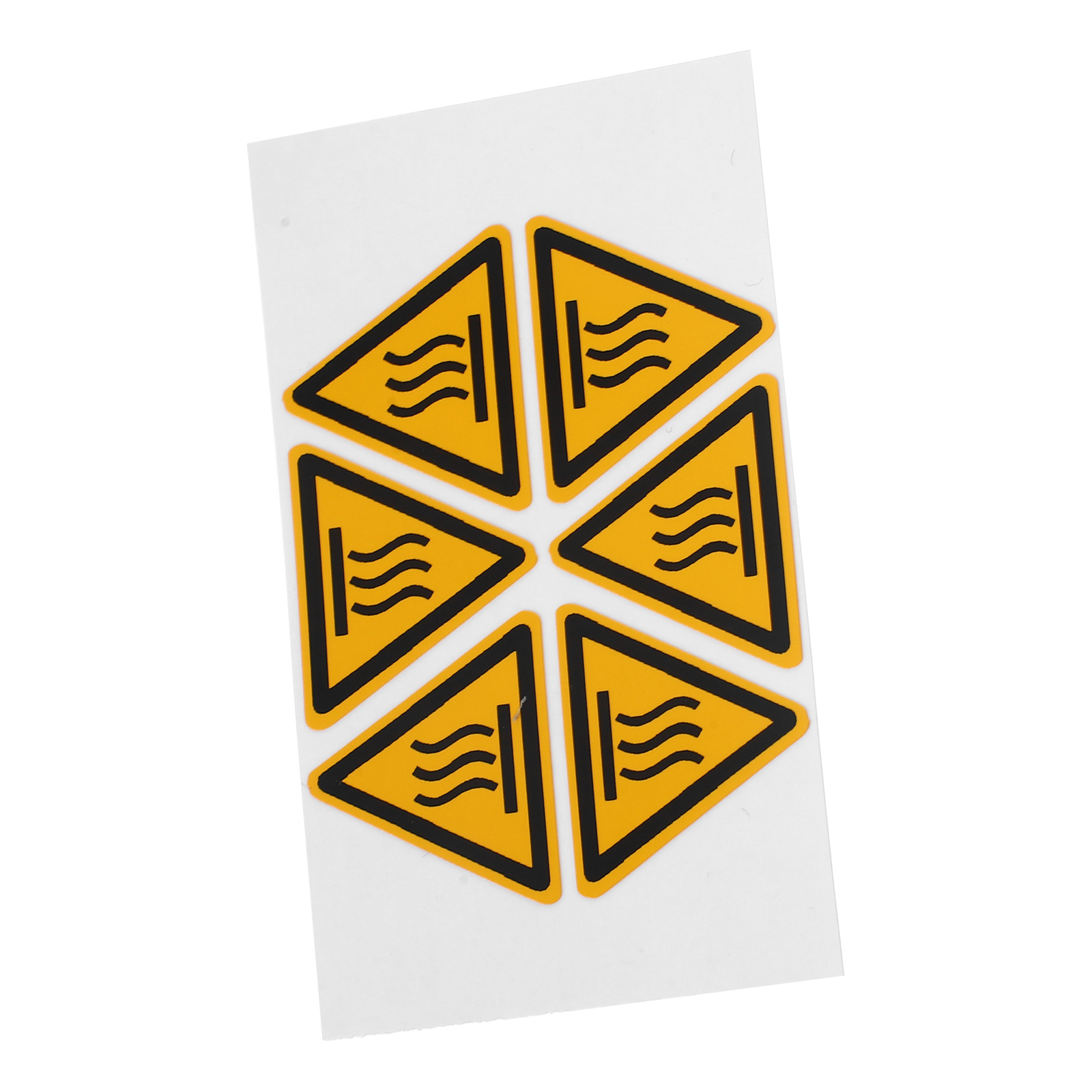 2 Blatt Zeichen Etikett Sicherheits warn etiketten Hoch temperatur ausrüstung Aufkleber Aufkleber warnen heiße Oberfläche