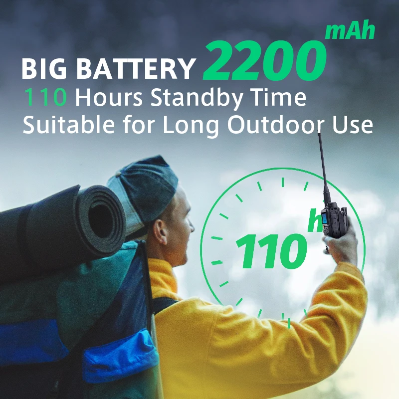 Quansheng UV-5R PLUS Multi Band 5W Long Range Walkie Talkie Ham Two Way Radio UV5R plus