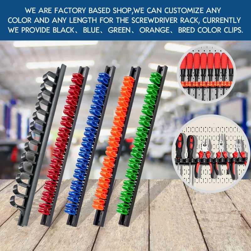 Screwdriver Organizer Hand Tool Holder, Display Rack for Workshop Vice, Storage Rack Accessories