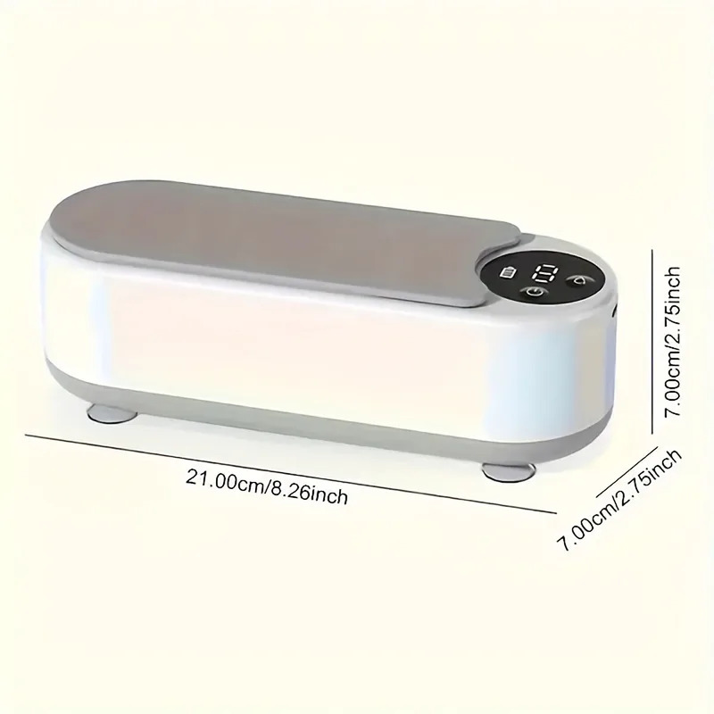 jewelry cleaning machine, jewelry automatic 360 ° deep cleaning tool, ultra portable, USB charging, high-frequency vibration