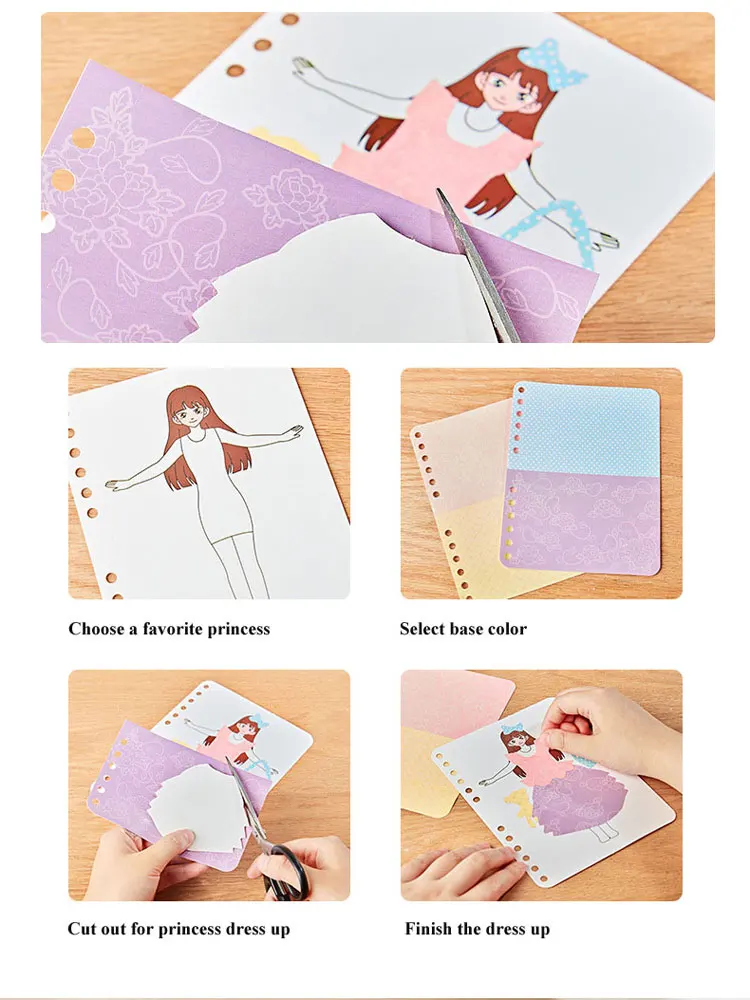 DIY ภาพวาดสติกเกอร์หัตถกรรมของเล่นเด็กสาวศิลปะ Poking เจ้าหญิง Handmade การศึกษา Magical ของขวัญเด็ก