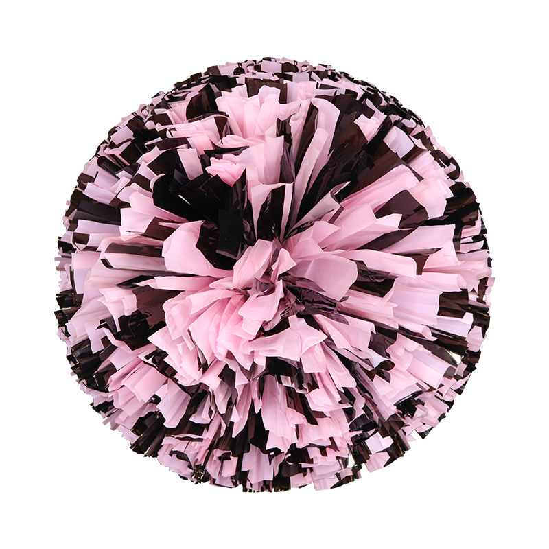 Pom poms coloridos para meninas e crianças, bolas de alegria para dedos, preto e azul, dourado, prata, vermelho, verde, dança, acessórios de líder de torcida