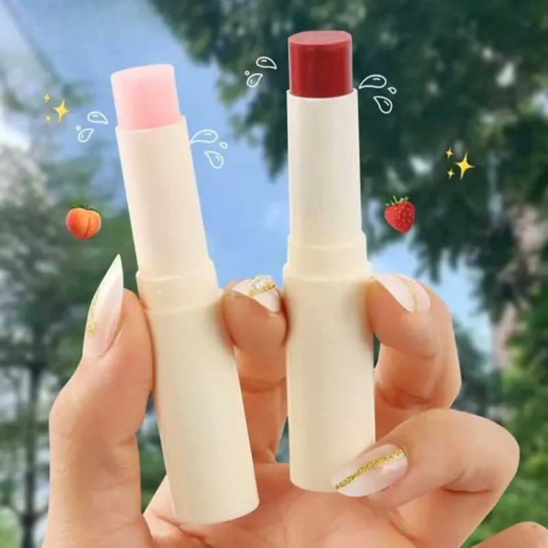 무색 립밤 온도 변화 립스틱 오랫동안 지속되는 위생 모이스춰 라이징 입술 플럼 퍼 영양 메이크업 립 케어 화장품