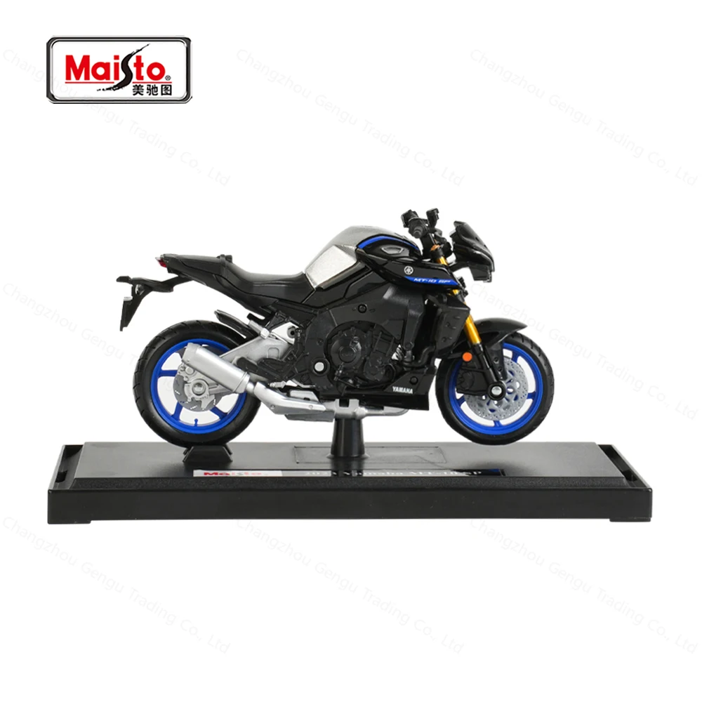 Maisto 1:18 2023 ヤマハ MT10 SP 静的ダイキャスト車グッズ趣味オートバイモデルのおもちゃ