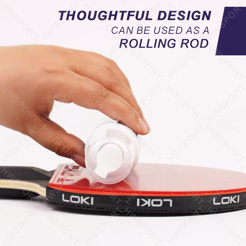 LOKI Tischtennis-Gummireiniger, Schaumtyp, Sprühtyp, Ping-Pong-Schlägerreiniger, beseitigt Schmutz und Staub