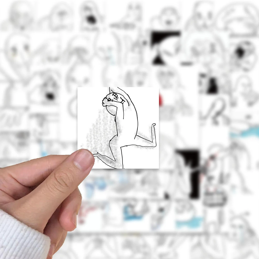 10/30/62PCS อารมณ์ Breakdown Spoof Avatar สติกเกอร์การ์ตูน DIY โทรศัพท์แล็ปท็อปสเก็ตบอร์ด Graffiti Decals สนุกสําหรับของเล่นเด็ก