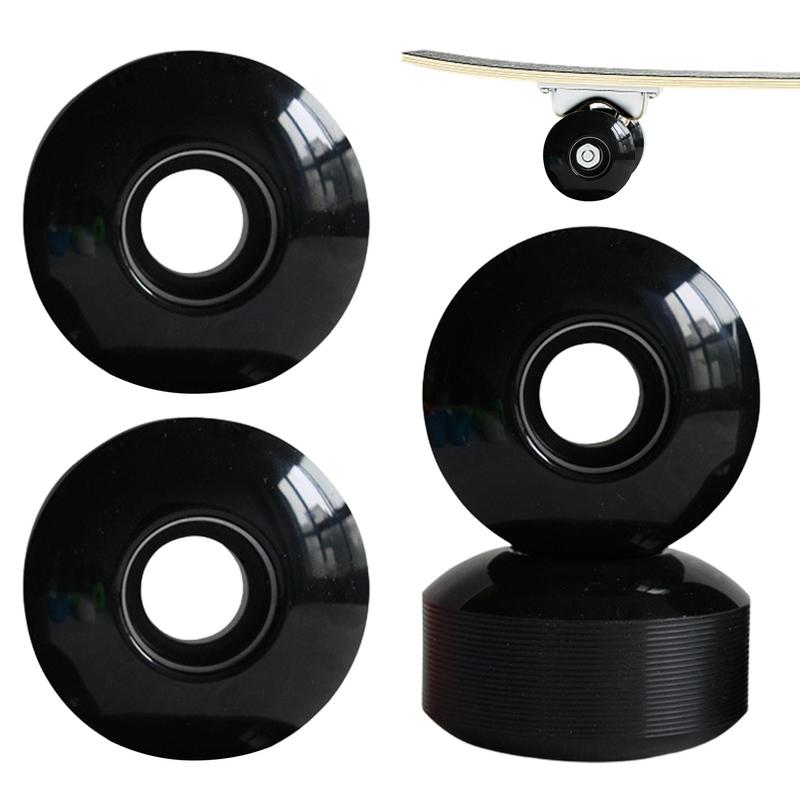 4 шт. колеса для скейтборда прочные и Гладкие двойные роликовые колеса инструмент для скейтборда 95A высокая твердость колеса для скейтборда