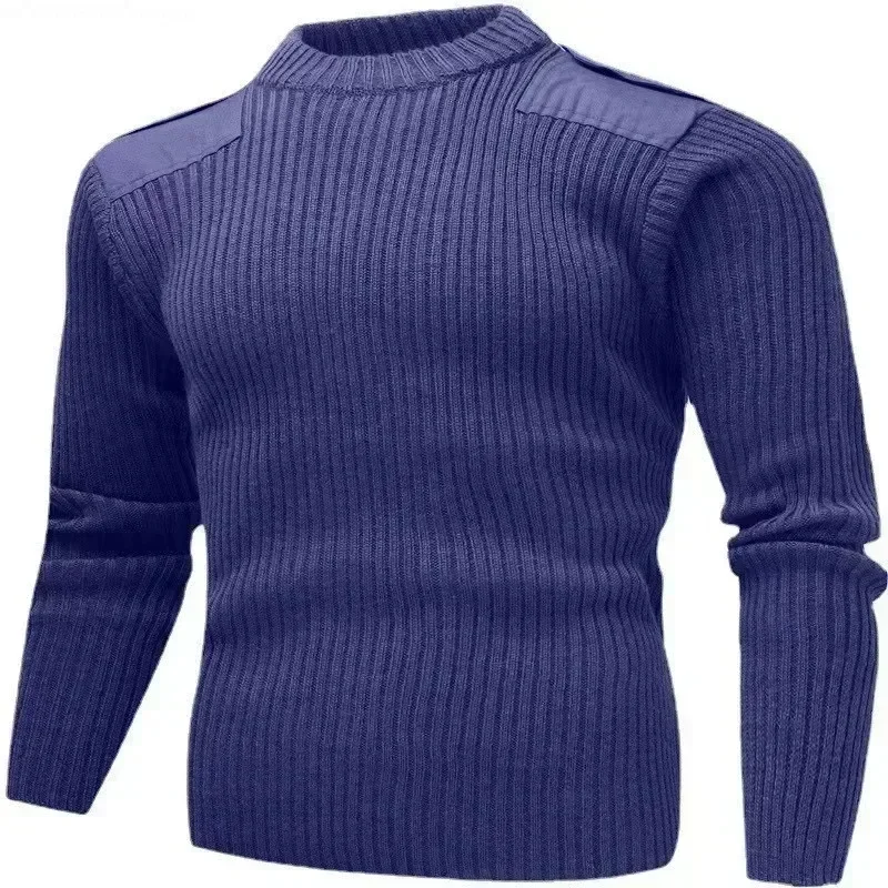 NEUE M-3XL Pullover Männer Jersey Gestrickte Pullover Winter Wolle Patch Vintage Grün/blau O/V-ausschnitt Strickwaren Kalte Jerséis Herren kleidung