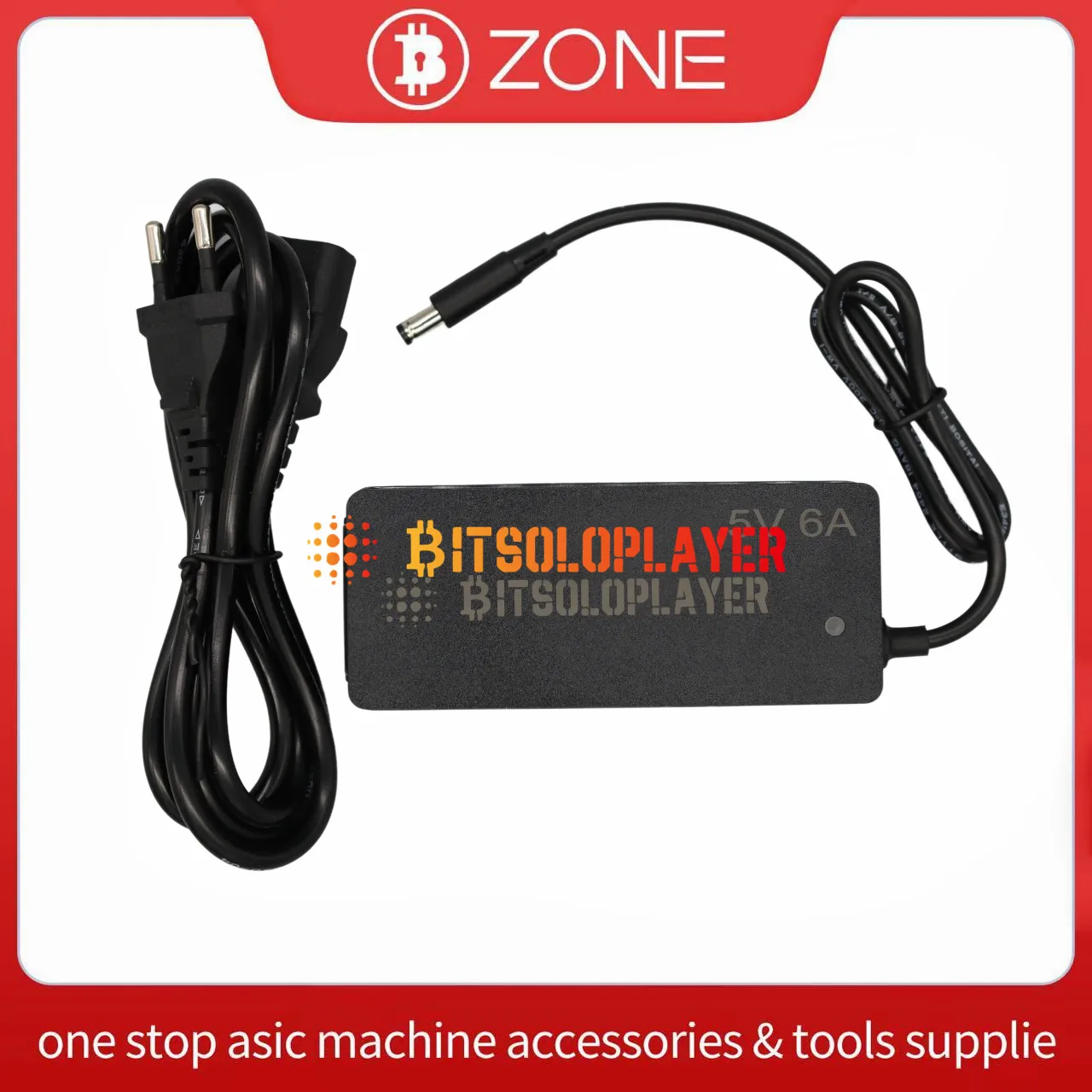 Bitaxe 5V 6A 30W DC-voeding geschikt voor Bitaxe Max, Ultra, Supra, Gamma, Nerdaxe-voedingsadapter