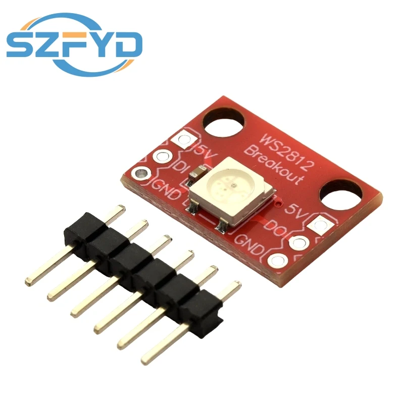 1-10 Uds WS2812 RGB LED módulo de ruptura para Arduino Diy Kit