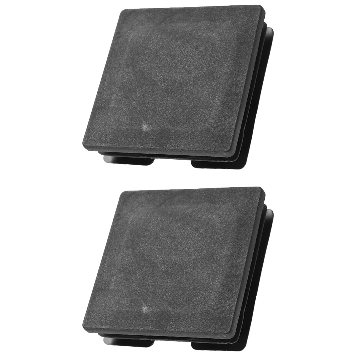 75 มม. x 75 มม. พลาสติกสแควร์หมวกท่อแทรก End Blanking 2 ชิ้น