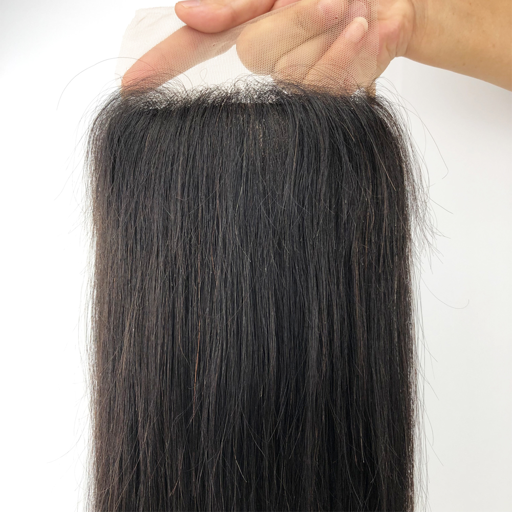 12x12ซมฐานผ้าไหมลูกไม้ปิดซิลิโคนผ้าไหมด้านบนเส้นผมมนุษย์ท็อปเปอร์5x5ตรง Pre-plucked สำหรับผู้หญิง