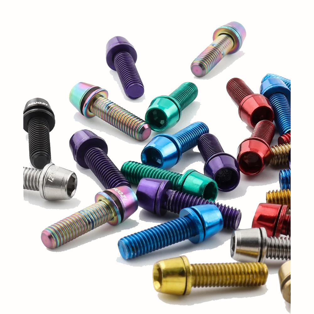 6 szt. Śruby wspornika roweru M5x17mm do kierownicy roweru szosowego ﻿