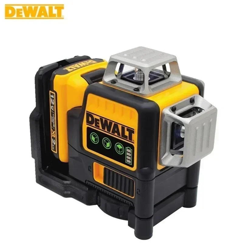 2023 Dewalt DW089LG 12 líneas 3 lados * 360 grados Vertical 12V batería de litio nivel láser medidor verde Horizontal al aire libre