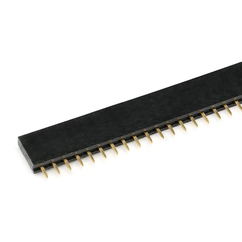 10PCS 1x40Pin 2.54mm Pitch เดี่ยวแถวหญิง PCB ซ็อกเก็ตบอร์ดชาย Pin Header Connector สําหรับ Arduino