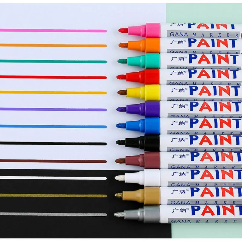 Lack Reiniger Auto Rad Reifen Fettige Malerei Stift Auto Gummi Reifen Poliert Metall Permanent Marker Graffiti Touch Scratch Nass Wachs