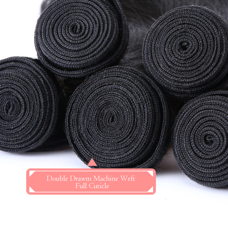 女性のための滑らかな生のバージン人間の髪の毛の織り,未処理,1つの提供者,漂白されたブラジルのバージン,レミーの髪のよこ糸