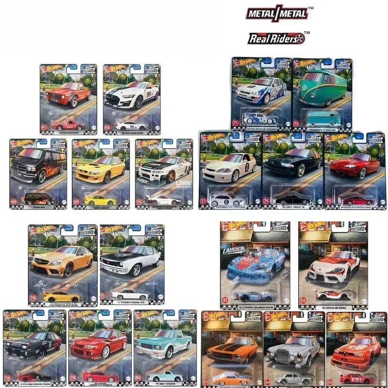 Original Hot Wheels Premium coche bulevar juguetes para niños modelo Voiture 1/64 Diecast Holden Torana A9X Toyota Ford colección