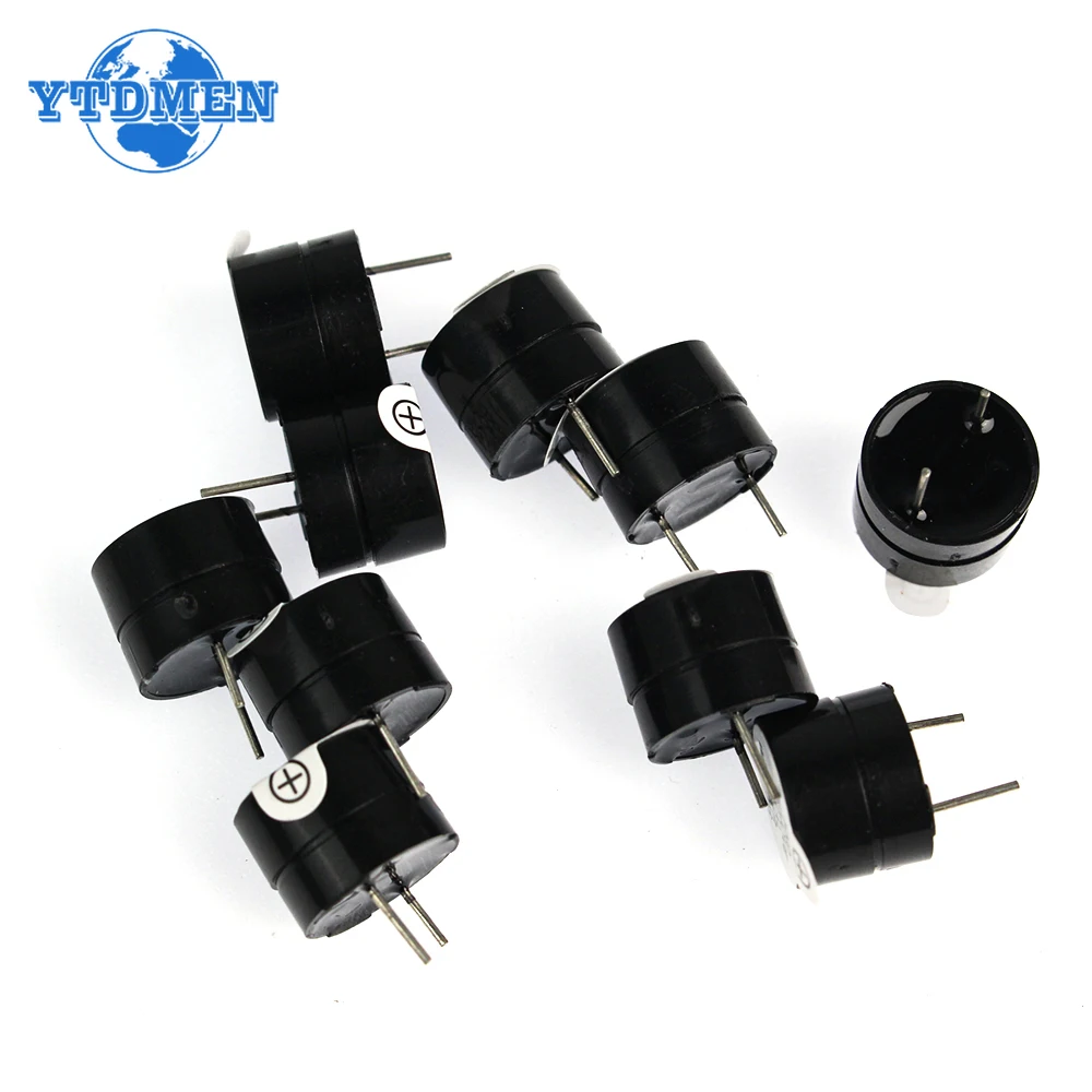 10PCS Mini Active Buzzer 3V 5V 12V 9*5.5 มม.12*9.5 มม.แม่เหล็กยาวต่อเนื่อง Beep TONE เสียงลําโพง