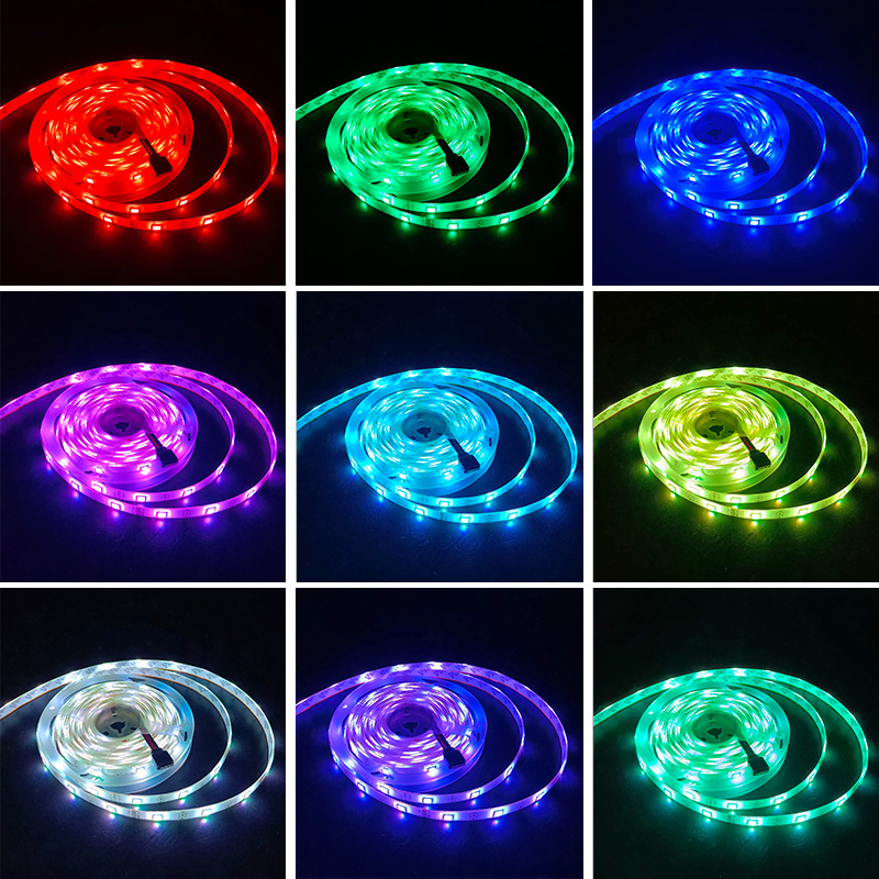 Usb bluetooth luzes de tira led rgb 5050 1m-30m controle infravermelho luces decoração luminosa para sala estar lâmpada de iluminação de fita
