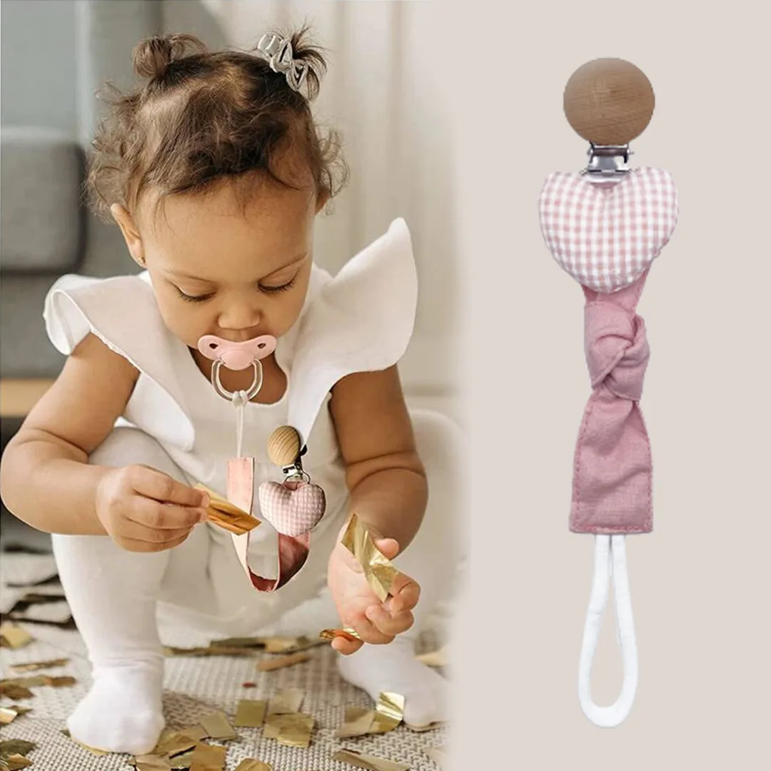 Baby Schnuller Clip Neugeborenen Niedlichen Cartoon Bär Stern Baumwolle Infant Schnuller Kette Nippel Schnuller Schnuller Halter Umweltfreundliche Material