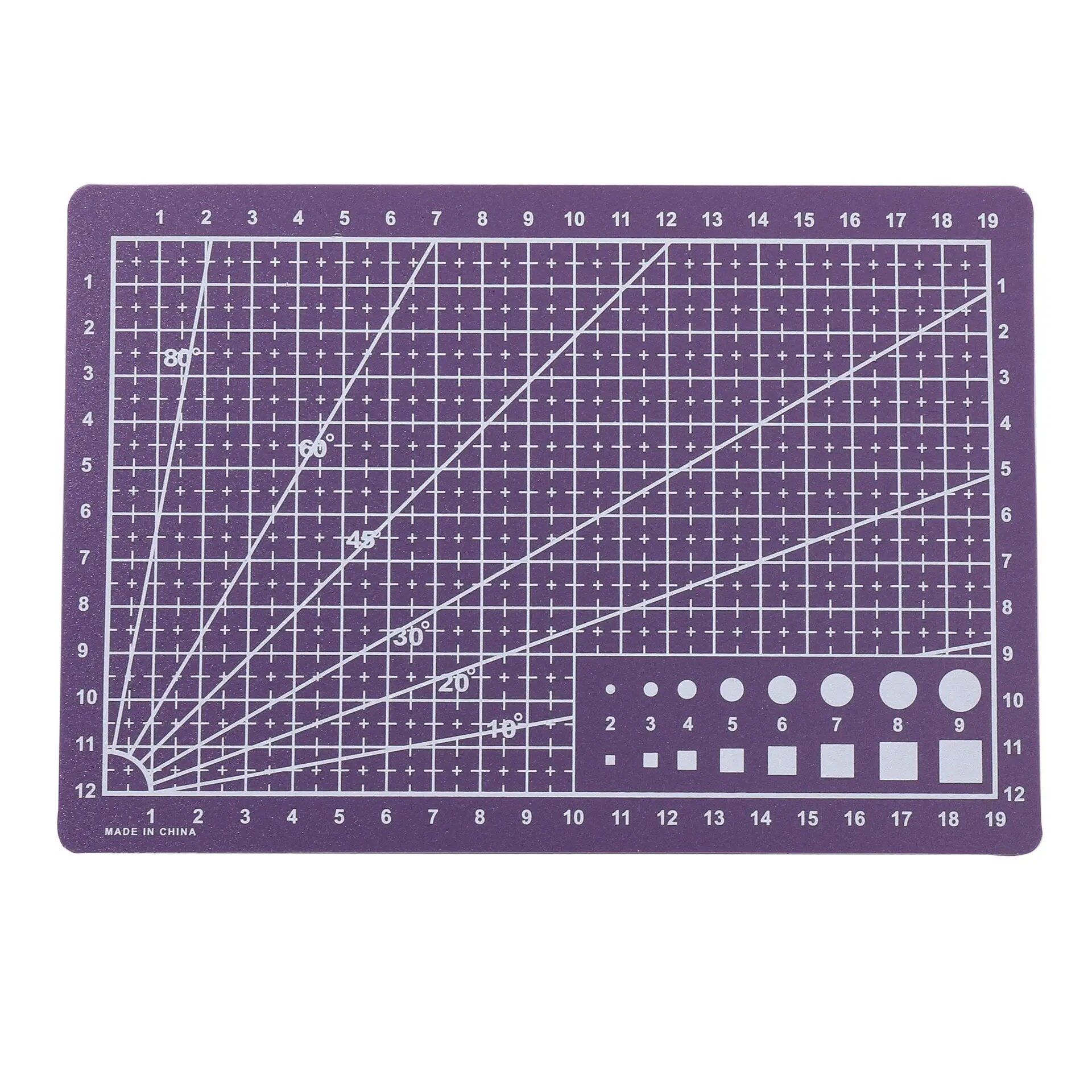 1pcs A5 PVC Cutting Mat Cutting Board Workbench Patchwork Sewing Manual DIY Knife Engraving Leather Single Side Underlay