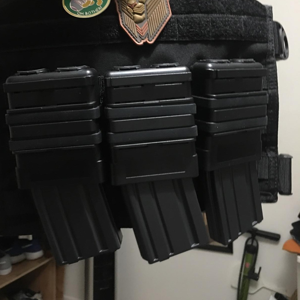 OPHIDIAN FMA fastmag acessório caso 5.56 revista case undershirt molle duplex clip case M4 caso de liberação rápida