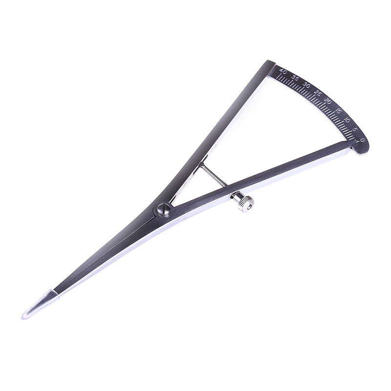 ทันตกรรม Gauge Caliper ผ่าตัดทางการแพทย์โค้งตรงหัวสแตนเลสทันตกรรมไม้บรรทัดขนาดเครื่องมือสําหรับวัด Lab เครื่องมือ