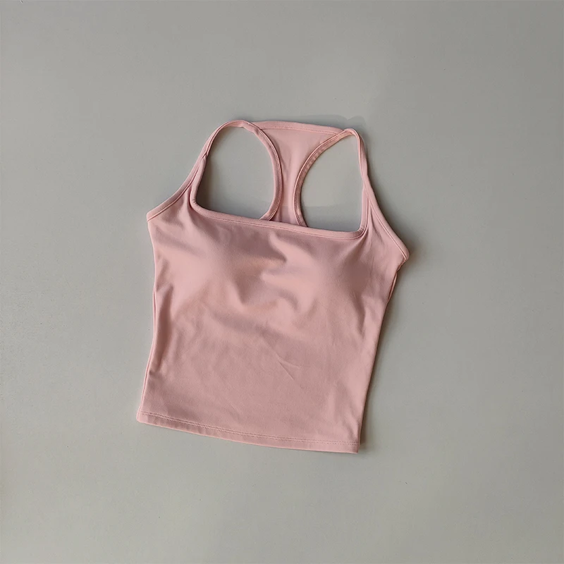 เสื้อกีฬากันกระแทก I-รูปกลับ Quick-drying เสื้ออเนกประสงค์สีตัดกันพิลาทิสโยคะเสื้อกั๊กฟิตเนส Bra สําหรับผู้หญิง