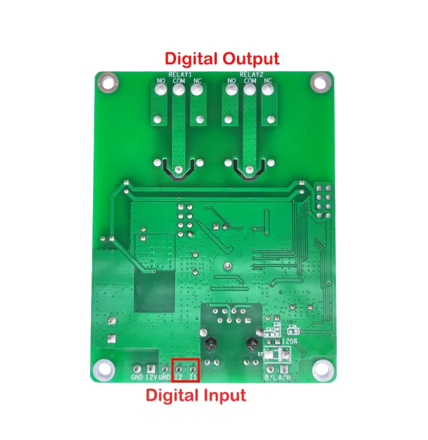 Módulo de relé ethernet 2ch mqtt modbus wifi pode rs485 tcp entrada digital web placa controle acesso com caixa opcional