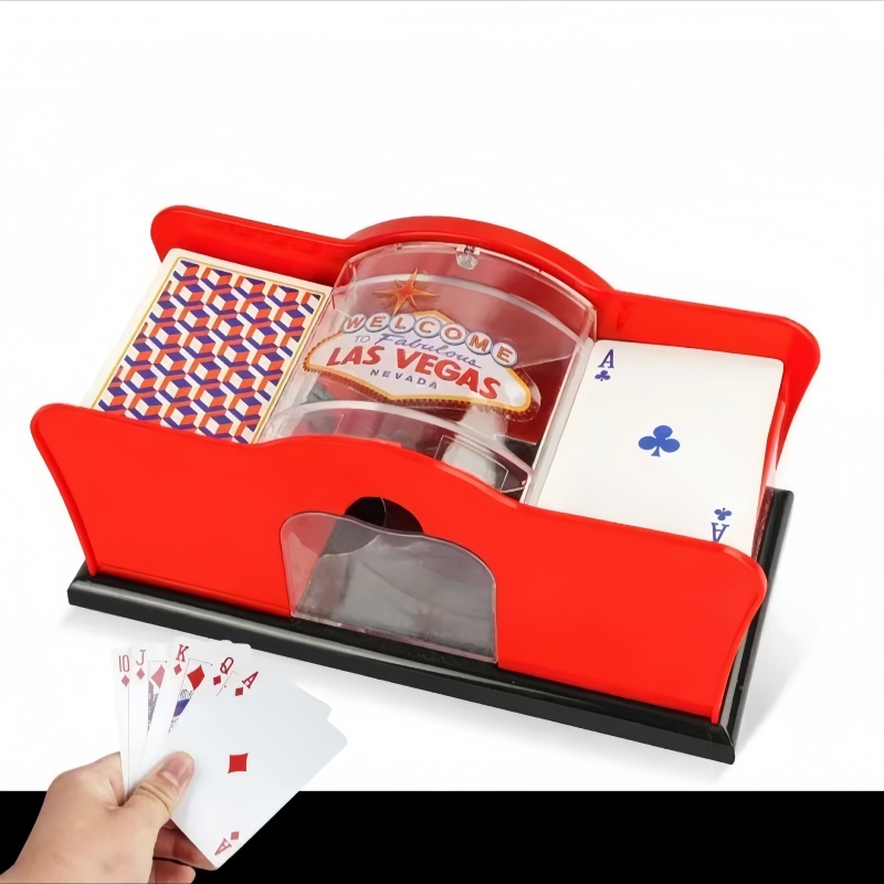 Manual Card Shuffler Playing Cards 2 Decks Of Card Holder Playing Card Shuffler Mixer For Poker Game Board Game