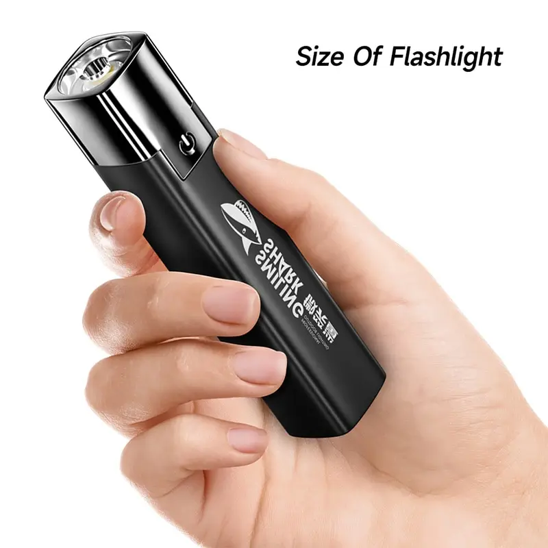 USB wiederaufladbare superhelle LED-Taschenlampe, 18650 Batterie, LED-Taschenlampe für Nachtfahrten, Camping, Jagd, Outdoor, wasserdichtes Blitzlicht