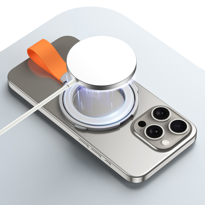 Soporte magnético para anillo de teléfono móvil Compatible con iPhone 12 13 14 15 Series MagSafe soporte de agarre extraíble para teléfono móvil