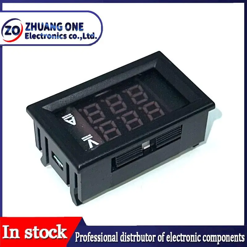 DC 0-100V 10A Khuếch Đỏ + Đèn LED Màu Xanh Dương Amp Kép Kỹ Thuật Số Đồng Hồ Volt Kế Đo Màn Hình Hiển Thị LED đồng Hồ Đo Amperemeter Điện Áp Đèn Báo