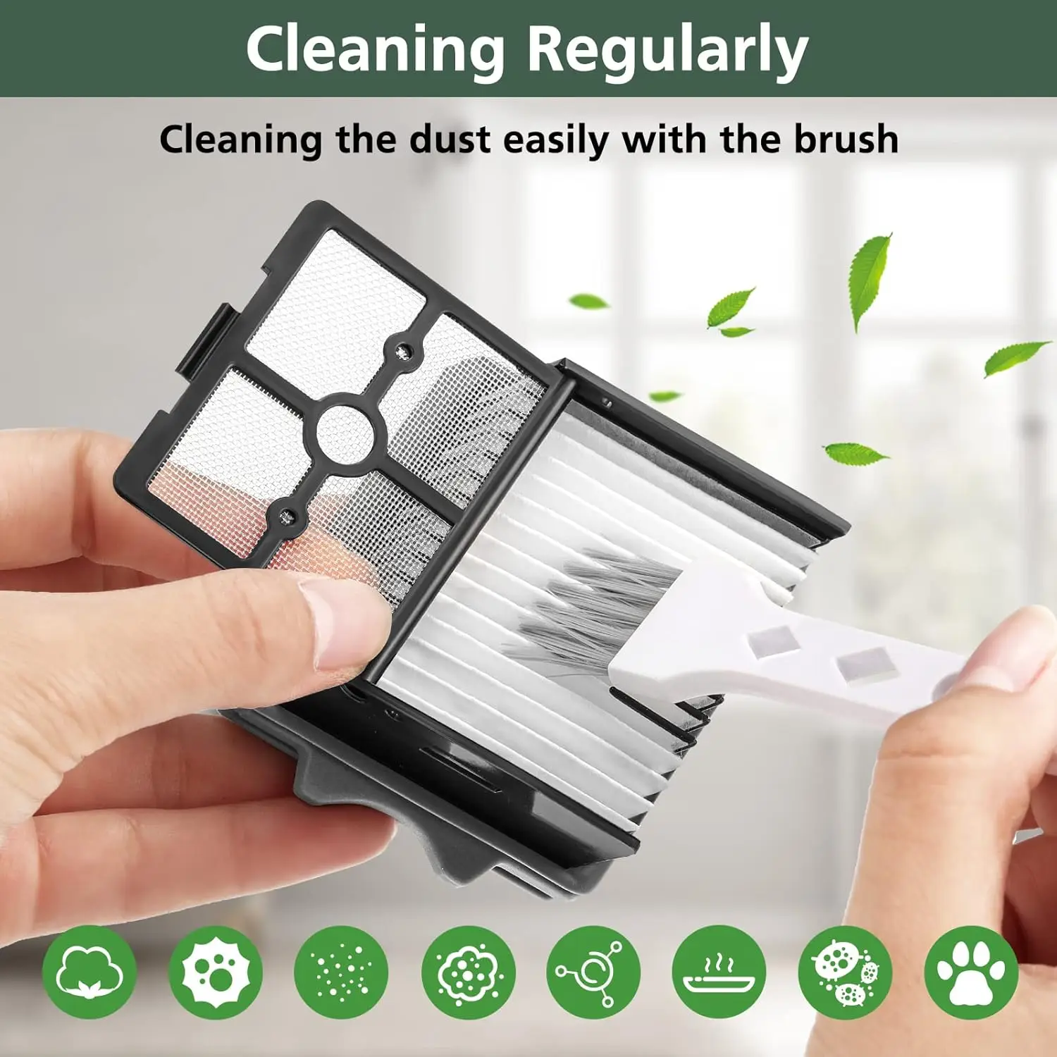 สําหรับ Tineco ชั้น ONE S5 Combo ไร้สายเปียกแห้งเครื่องดูดฝุ่นแปรงลูกกลิ้งและตัวกรอง HEPA อะไหล่ทดแทน