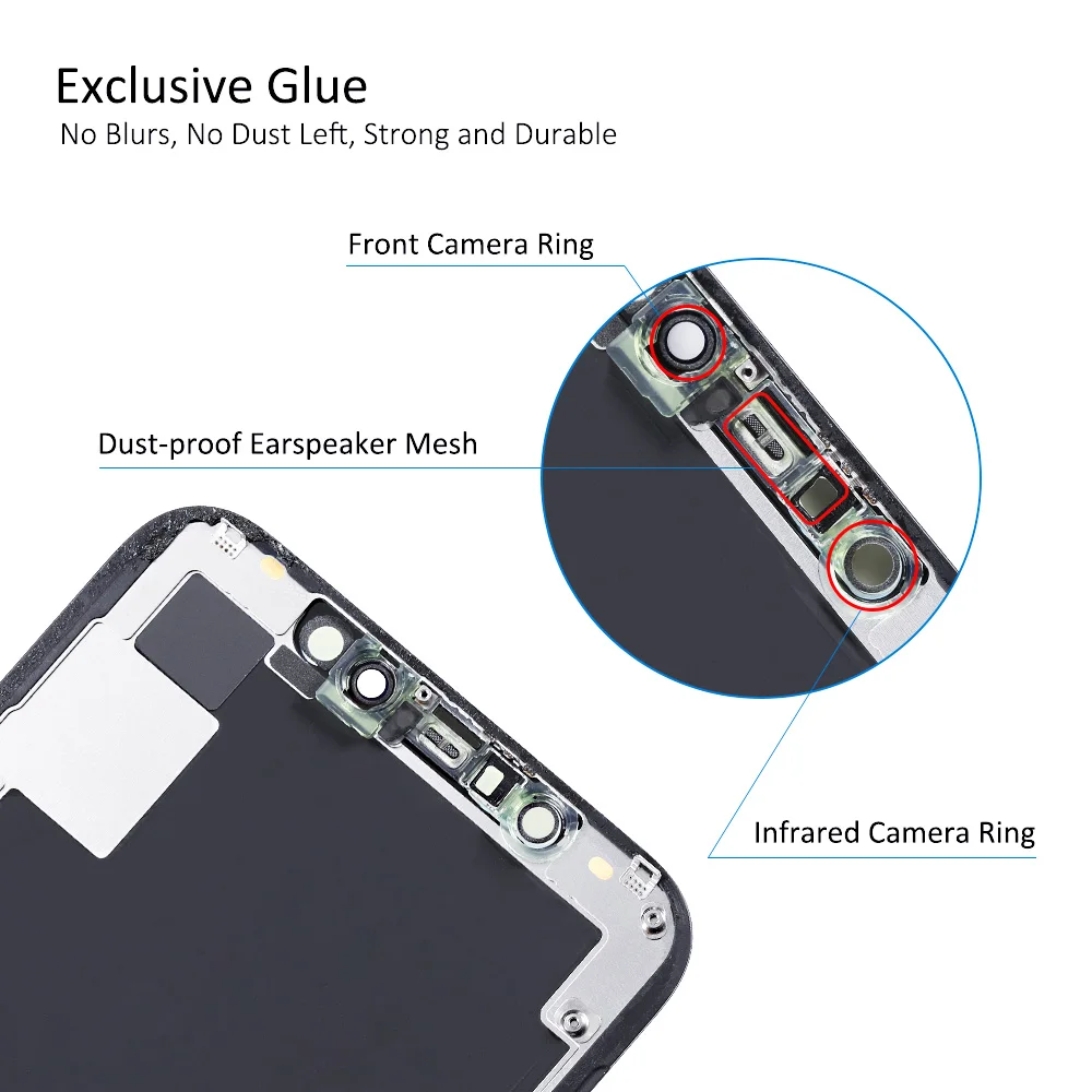 Elekworld Best Choice incell LCD สําหรับ iPhone 11 Pro จอแสดงผลหน้าจอ 3D Touch Digitizer Assembly ไม่มี Dead Pixel เปลี่ยน