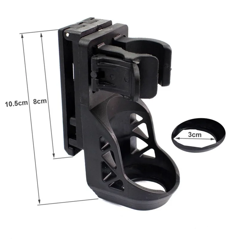 360° Rotating Side-opening Tactical Flashlight Sleeve, Plastic-Steel Quick-draw Sleeve, Quick-release Flashlight Bracket