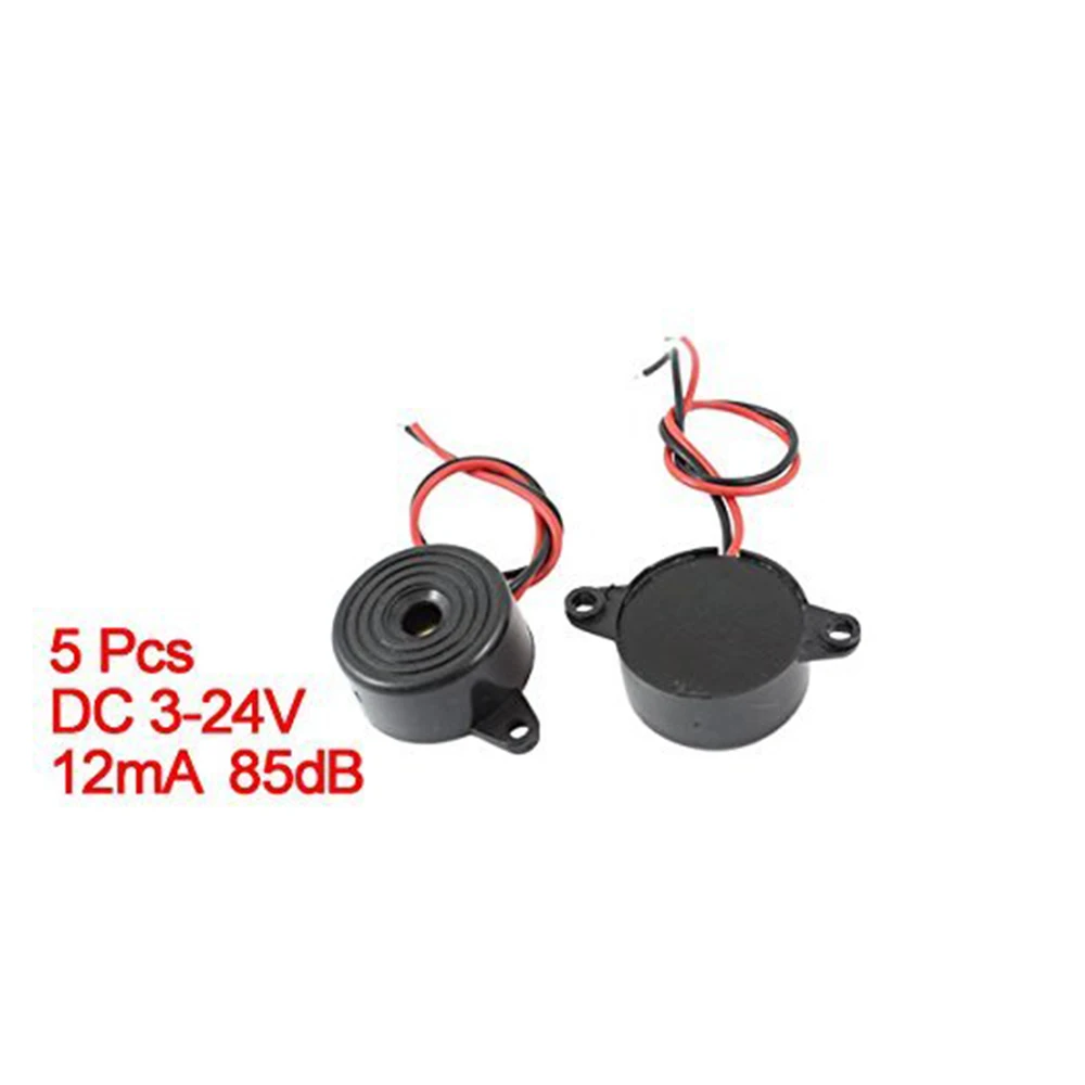 5 stücke DC 3-24 V Summer Alarm Kontinuierliche Sounder SFM-20B 2312 Aktive Piezo Summer Buzzerphone Beep Ton lautsprecher Alarm