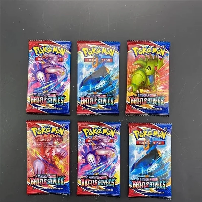 Random 9Pcs/Bag Pokemon Cards Pikachu Colorful Card Set GX Tag Team Vmax EX Game Trading Collection Card Game Party Games Gifts