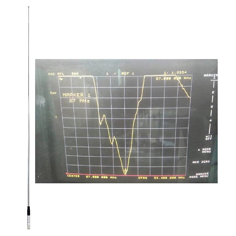 27Mhz Ăng Ten 9 Đến 51 Inch Kính Thiên Văn/Que HT Ăng Ten Cho CB Cầm Tay/Di Động đài Phát Thanh Có Đầu BNC