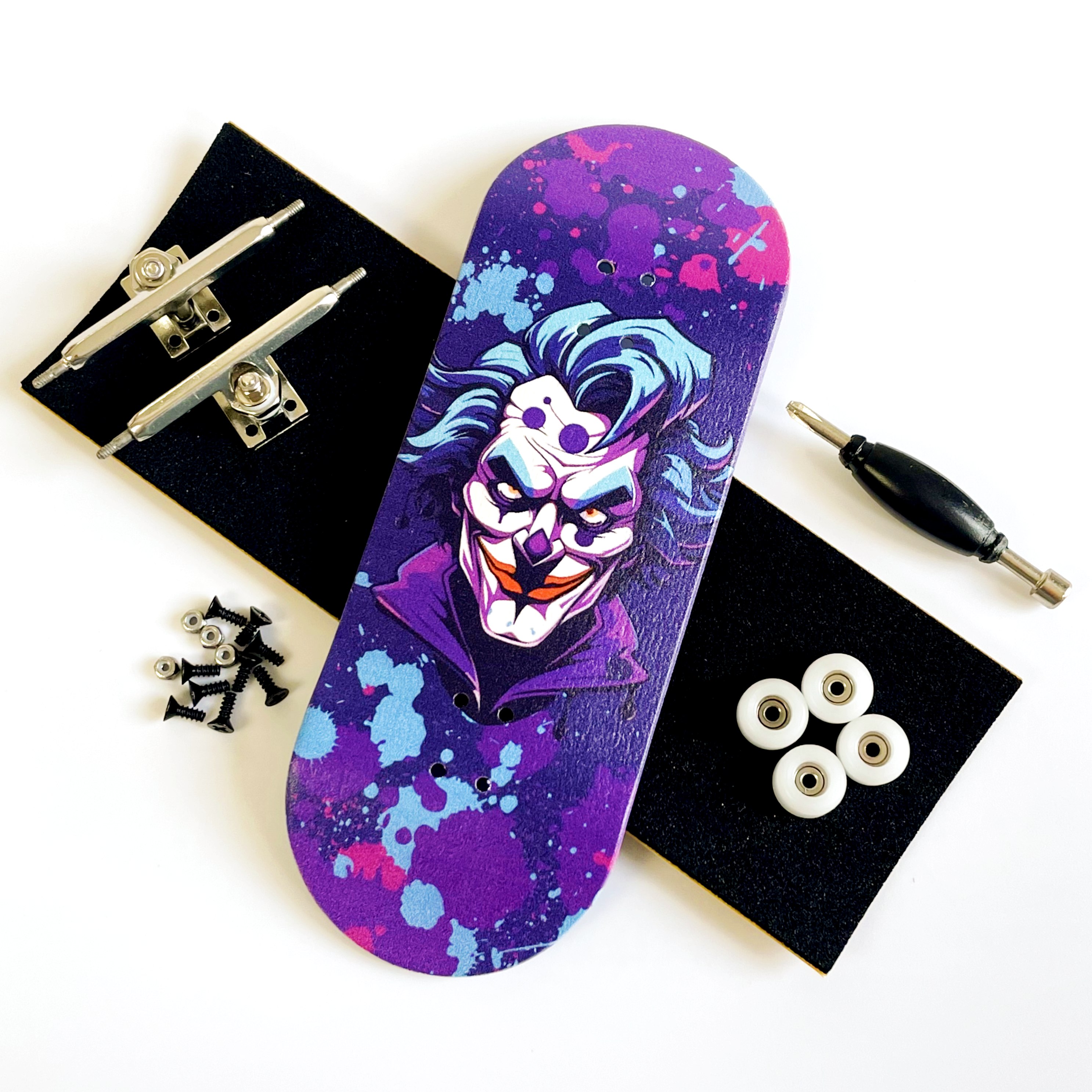 36 mm Pro-Griffbrett-Set, Holzdeck, professionelle A2-LKWs, CNC-Räder für Finger-Skateboard