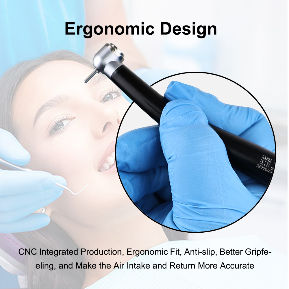 2/4 หลุมที่มีสีสันมาตรฐานหัว PUSH ปุ่มทันตกรรม Handpiece ความเร็วสูงเดี่ยวสเปรย์น้ํา Air Turbine ทันตกรรมเครื่องมือ