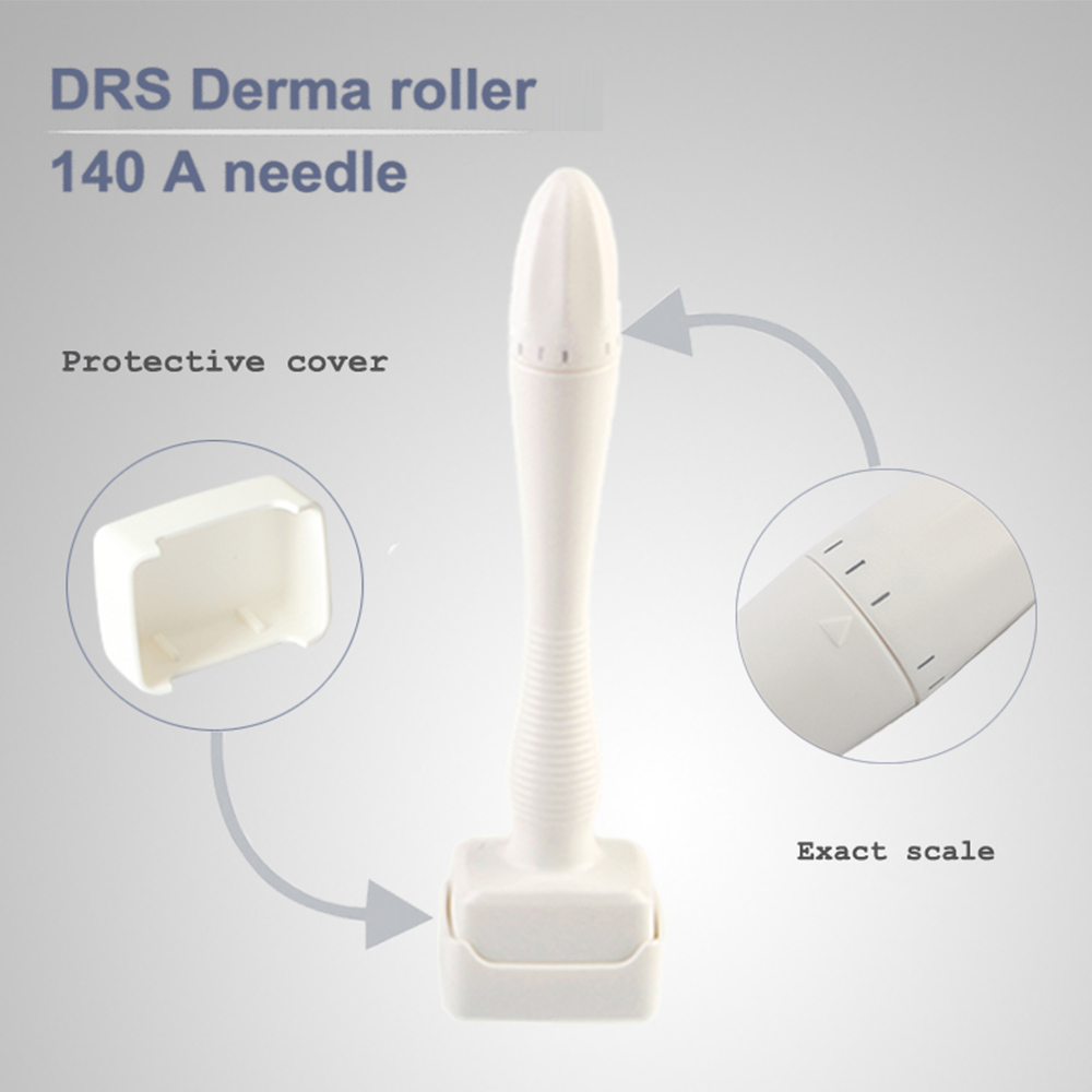 Derma Stamp Roller DRS140A Regulowana igła Microneedle Derma Rolling System Demaroller Microneedling Therapy Wzrost włosów
