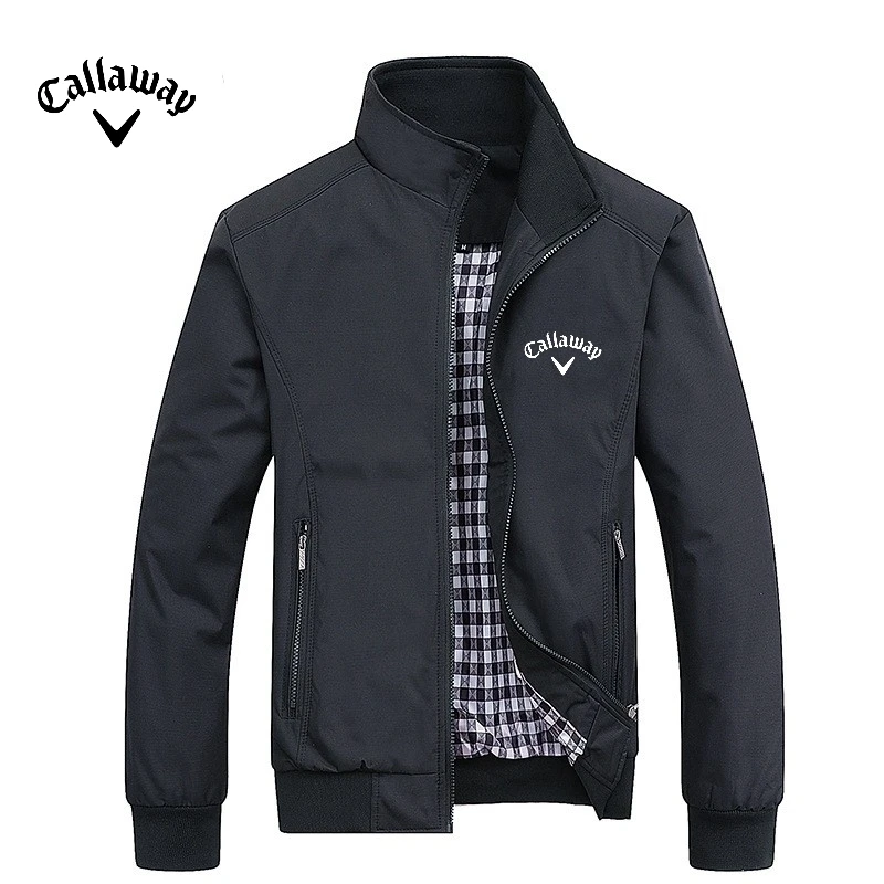 ฤดูใบไม้ร่วงและฤดูหนาวผู้ชายปักคุณภาพสูงLapel Jacket,หรูหราใหม่,แฟชั่น,สันทนาการ,สบายกลางแจ้งWindproof Jacke
