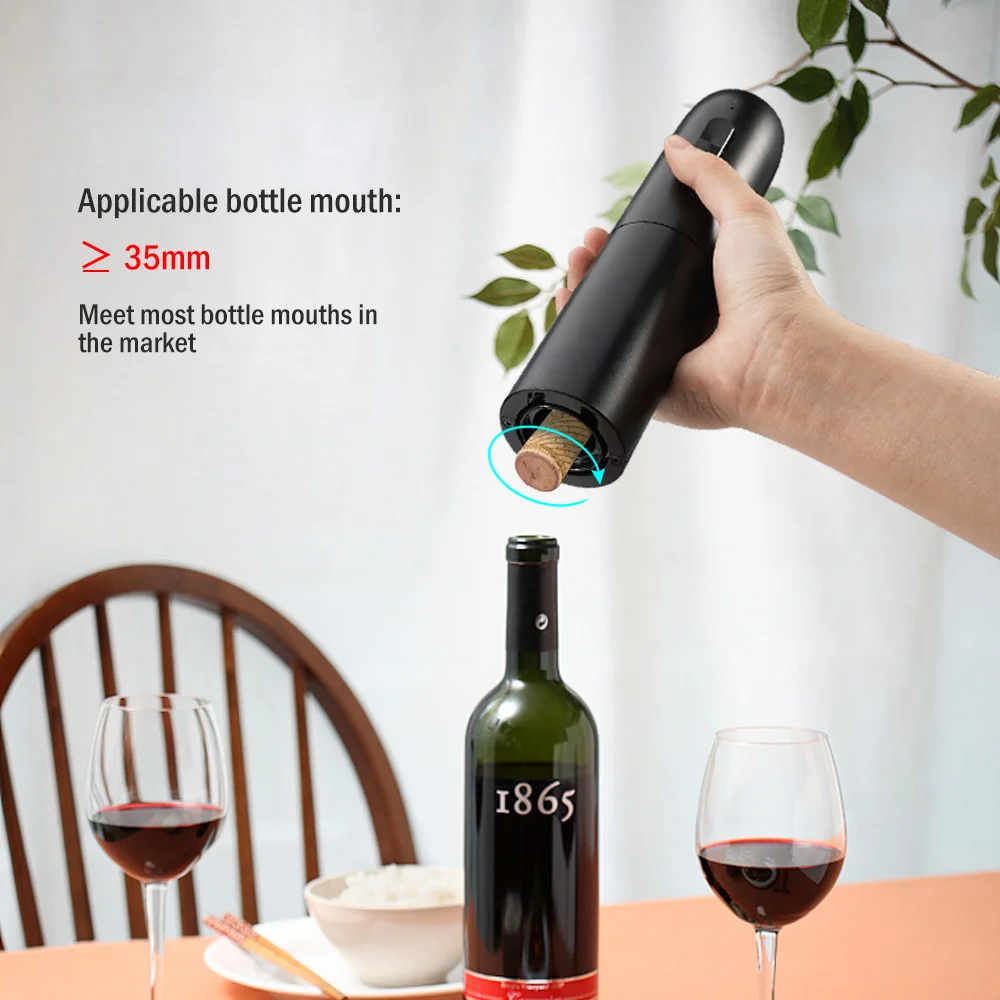 Elektrischer Weinflaschenöffner, automatischer Korkenzieher für Rotwein, wiederaufladbarer Weinöffner mit Ladestation, Weingereedschap, Küchenprodukte