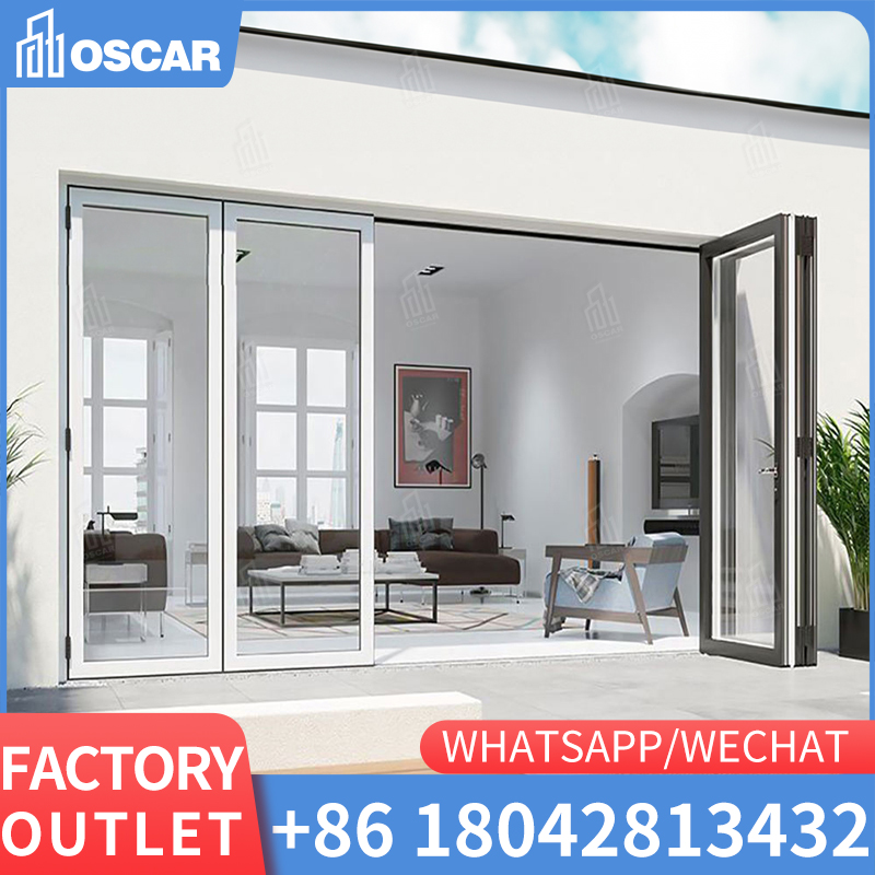 Portas deslizantes exteriores duráveis do pátio da liga de alumínio com engenharia de precisão