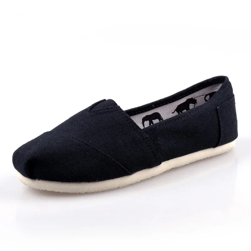 Mocasines azules de verano 2024, zapatos planos clásicos de lona para mujer, zapatos informales cómodos y transpirables para hombre, alpargatas sin cordones