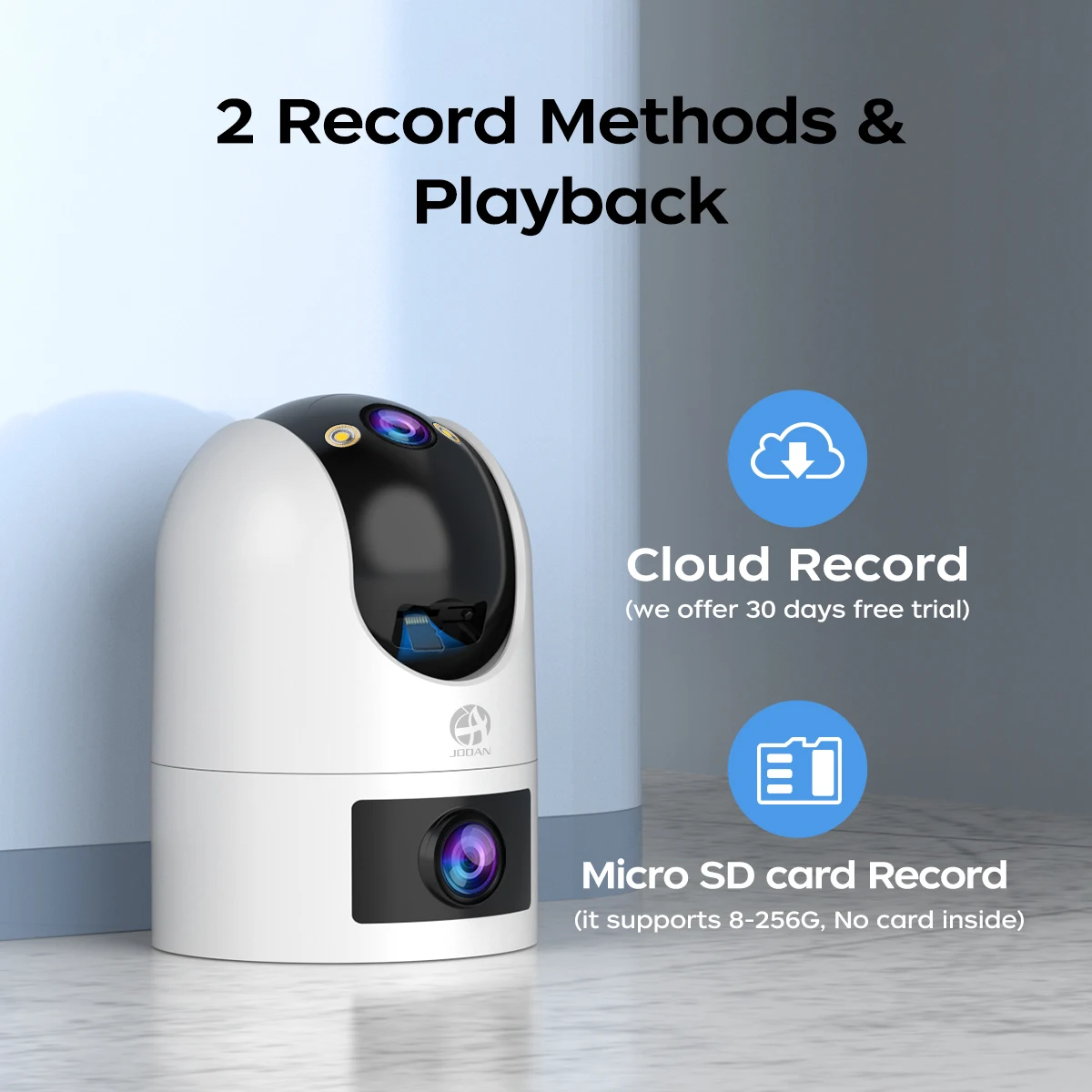 JOOAN 4K 야외 WiFi 감시 카메라 듀얼 렌즈 외부 5G Wifi IP 카메라 자동 추적 보안 PTZ 캠 CCTV 오디오 비디오