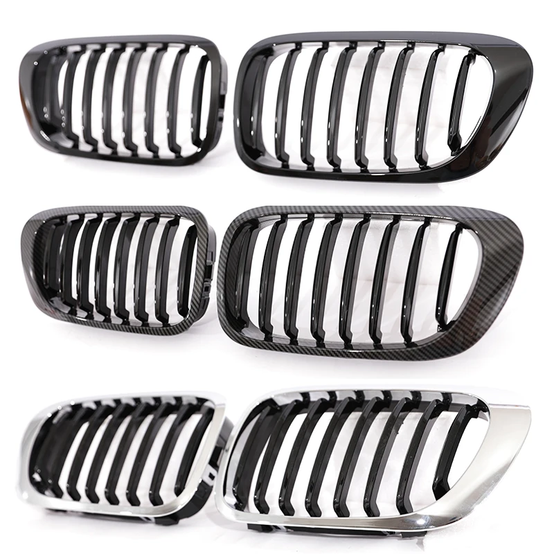 Grill chromowany z pojedynczą listwą do BMW serii 3 E46 2-drzwiowy 1998-2002 (przed liftingiem) i E46 M3 Coupe Cabriolet 2000-2007